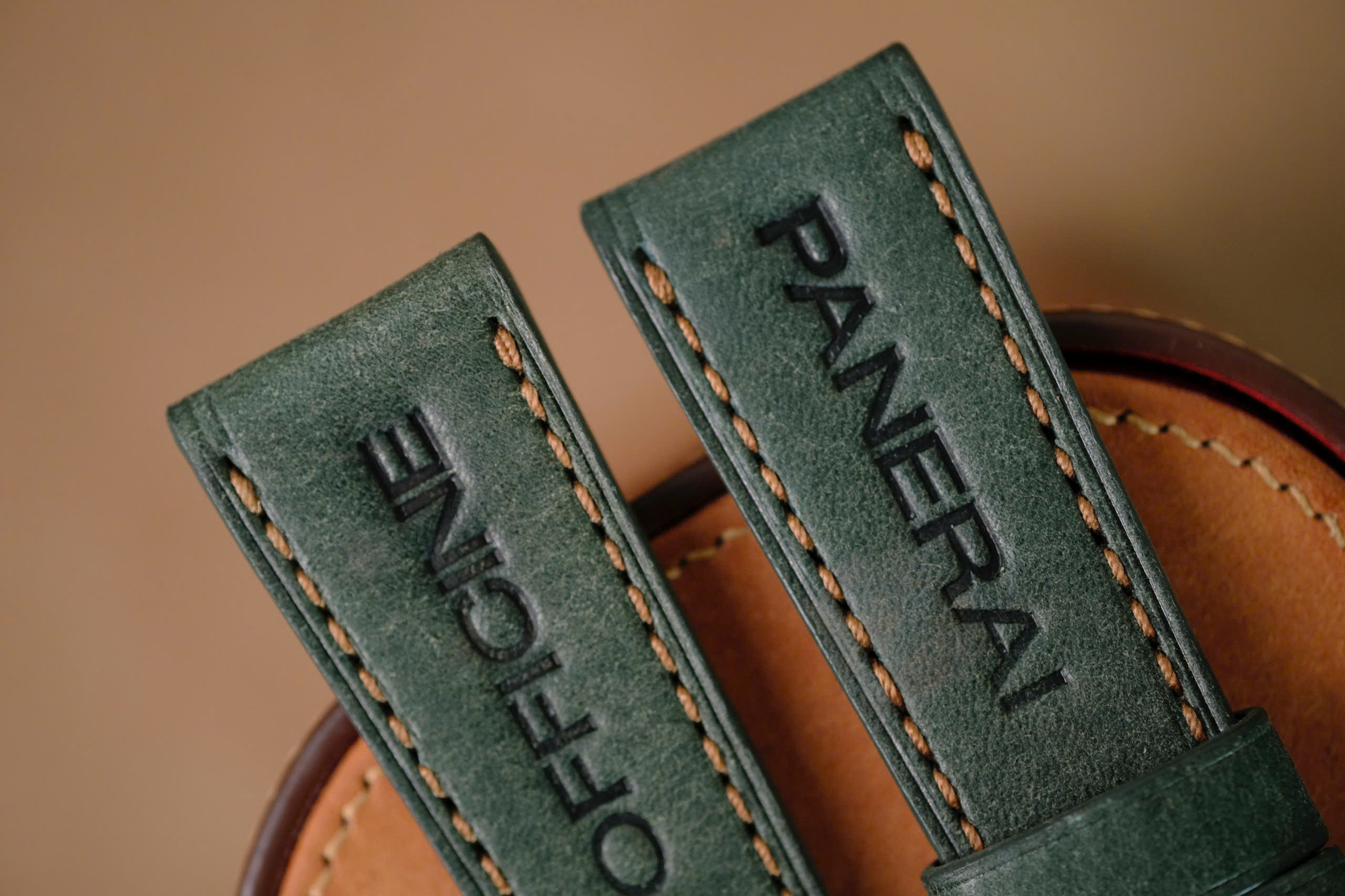 Handmade Panerai strap green color size 24-22 or any size - Image 3