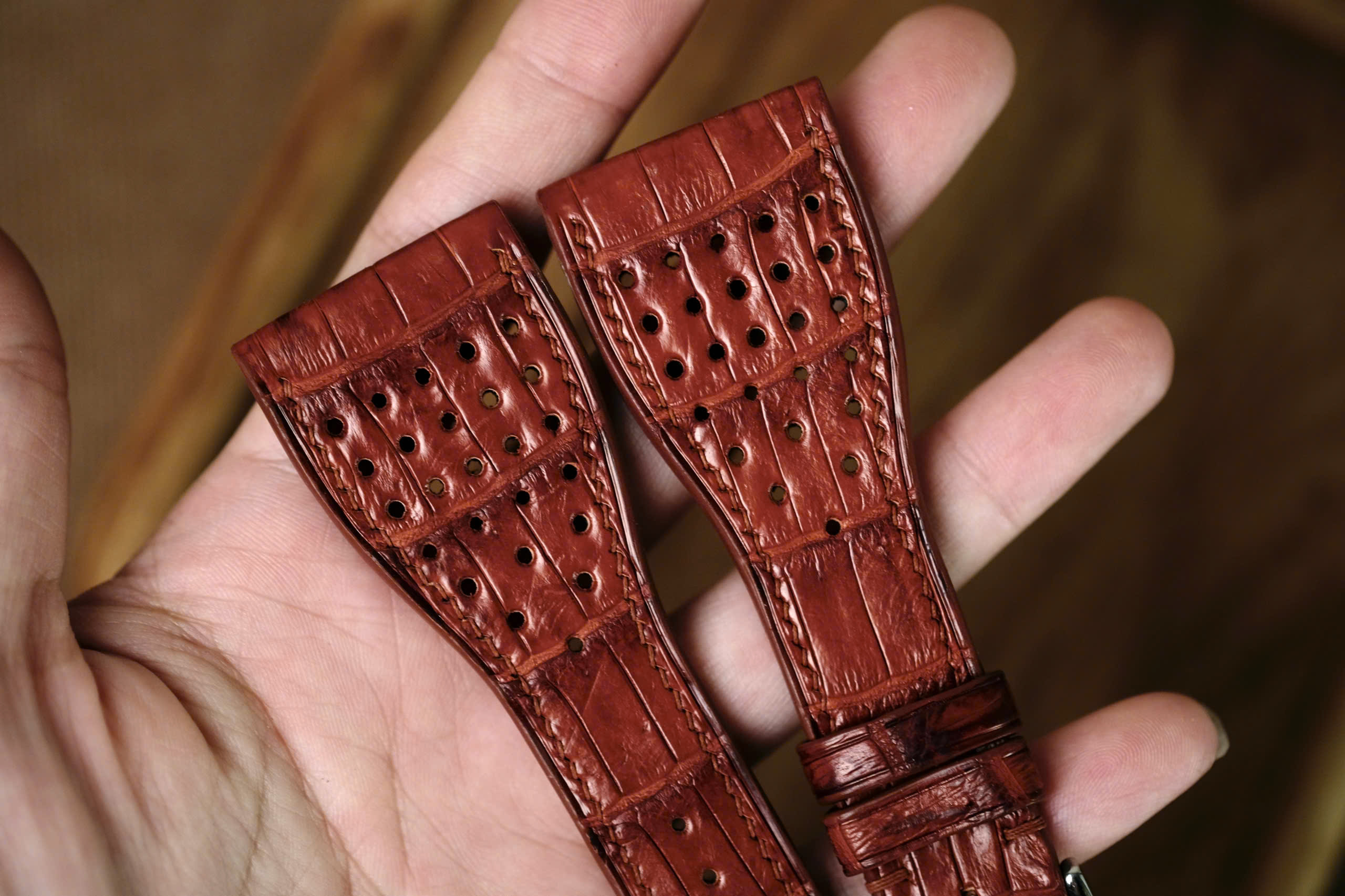 Handmade bordeaux strap for Roger Dubuis - Image 5