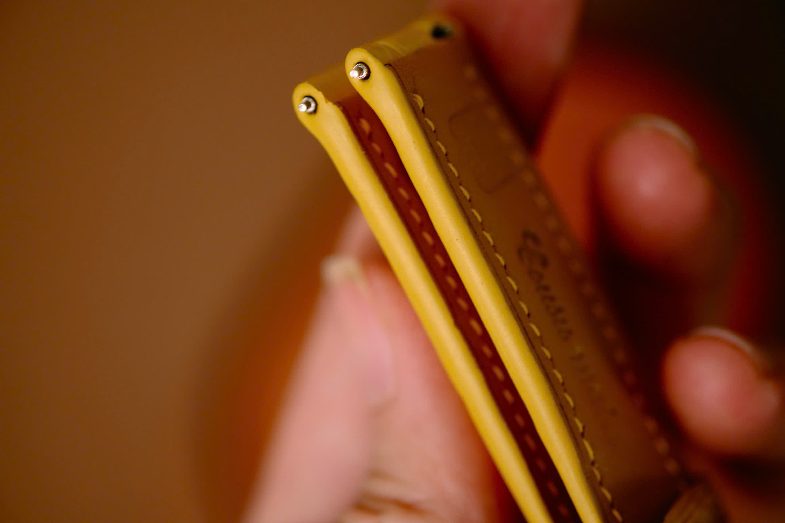 Handmade yellow strap for H Moser Cir - Image 5