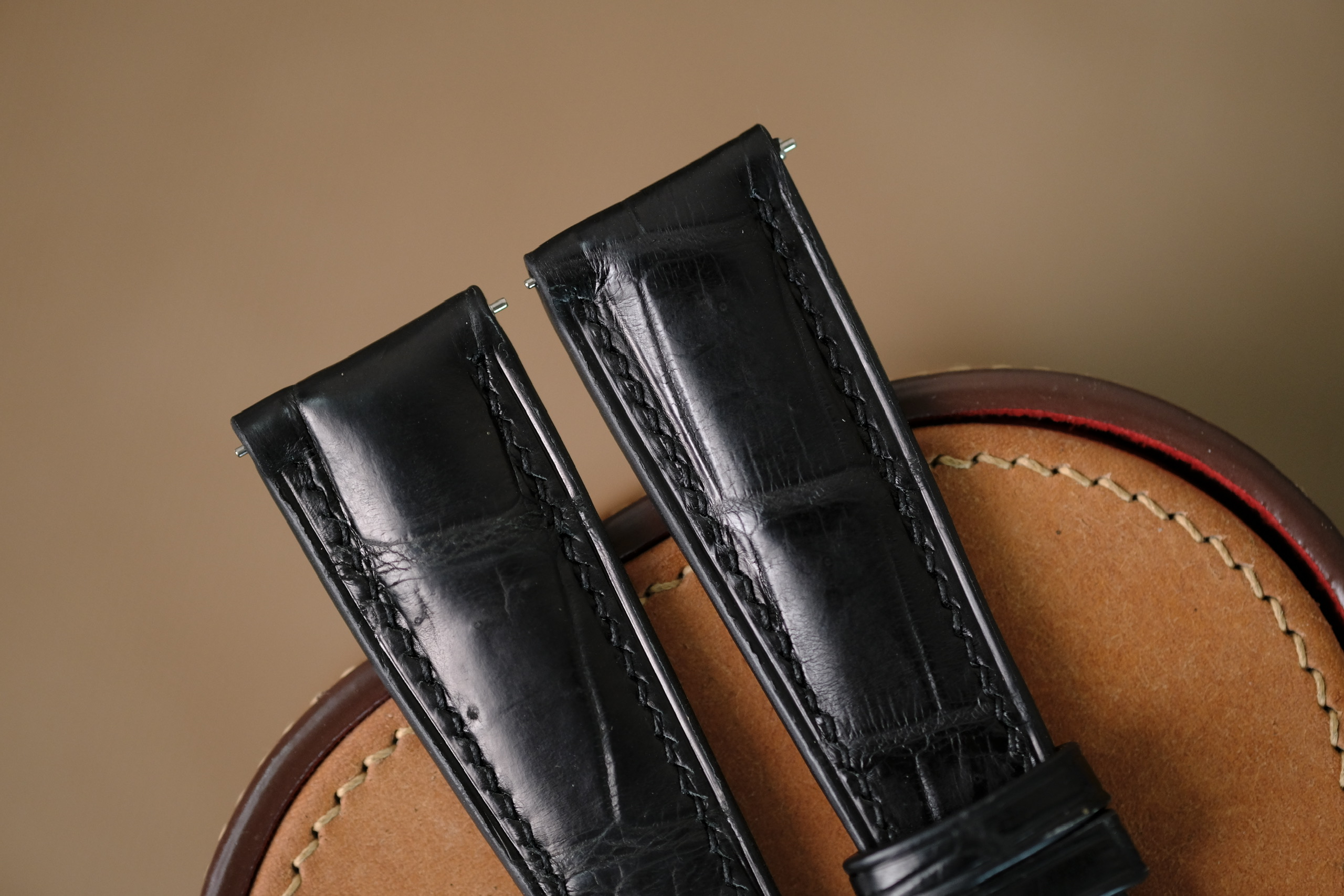 Handmade black strap for Patek Philippe - Image 3