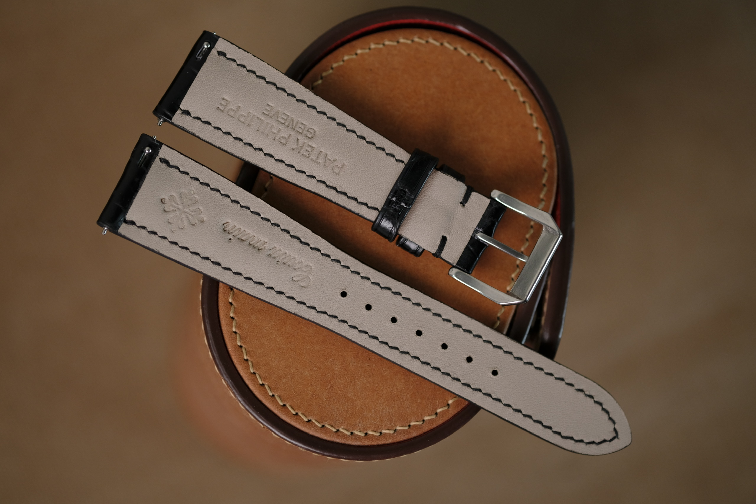 Handmade black strap for Patek Philippe - Image 4