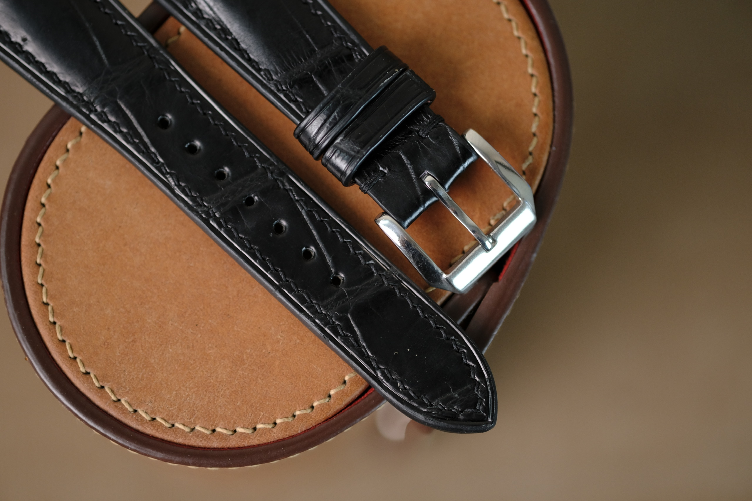Handmade black strap for Patek Philippe - Image 6