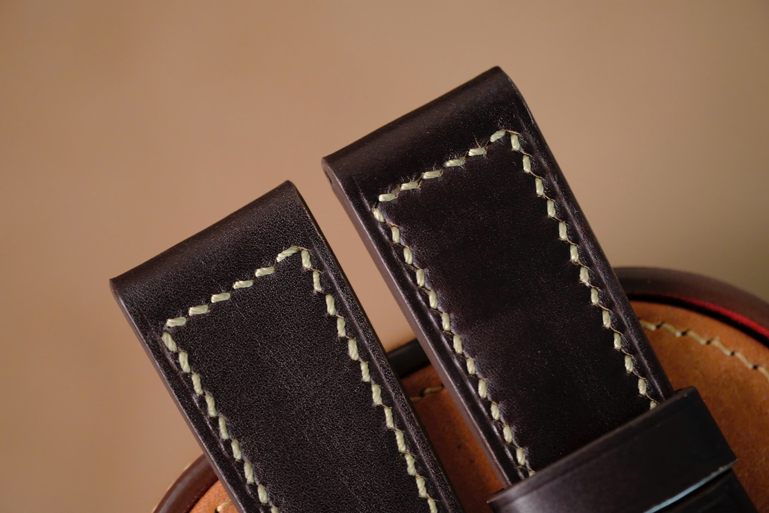 Handmade dark brown strap for Panerai - Image 4