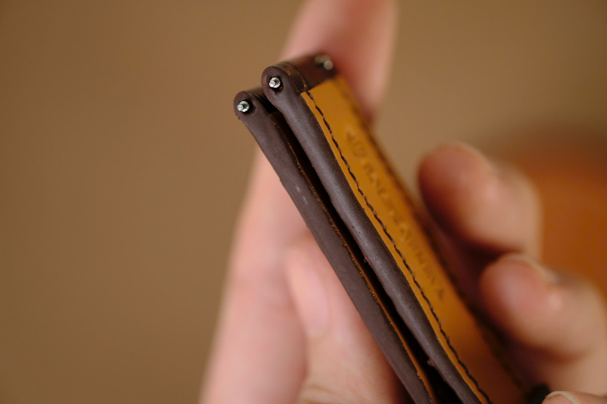 Handmade brown strap for Rolex with brown stitching - Image 5