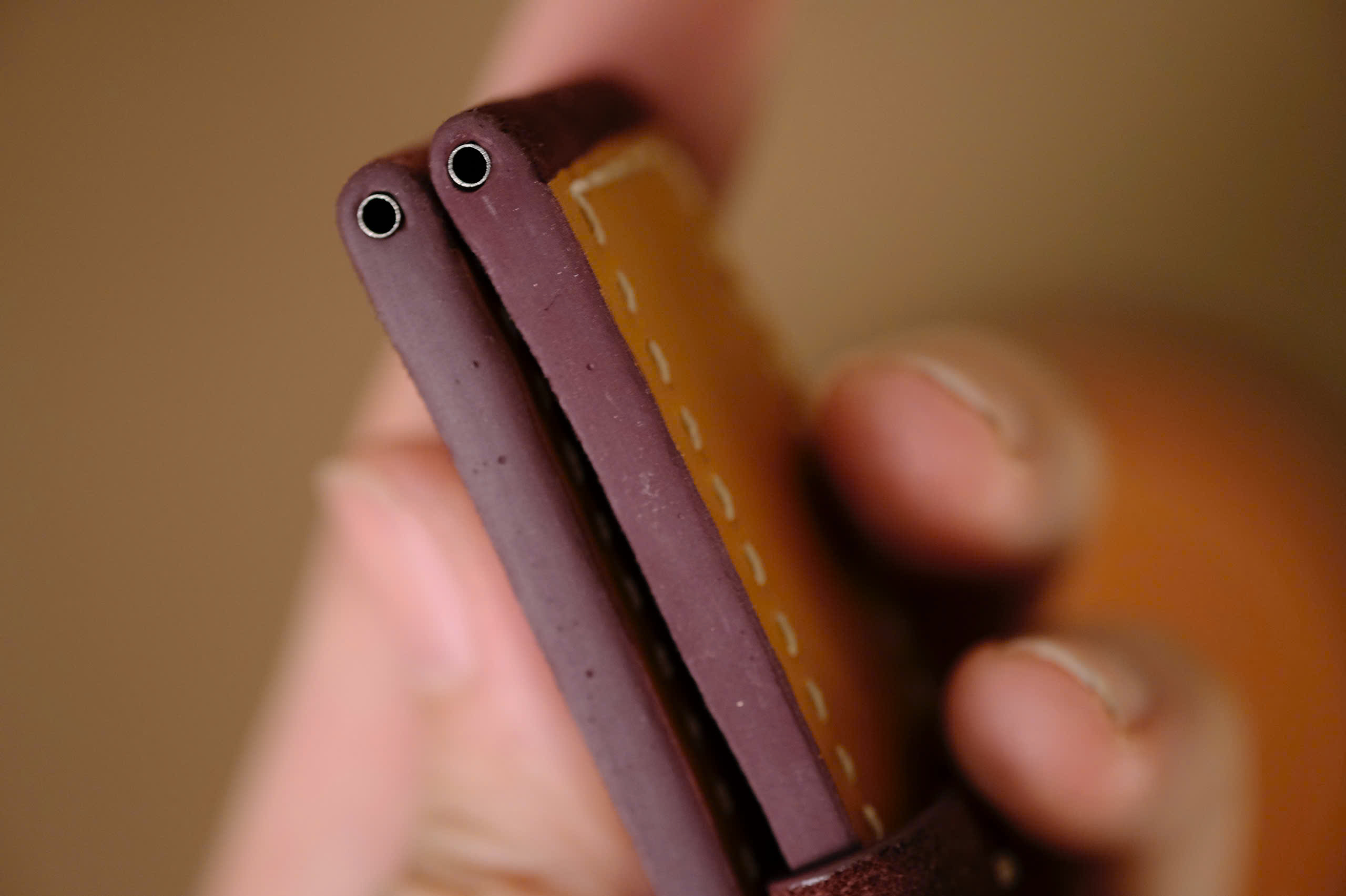 Handmade bordeaux Suede strap for Panerai - Image 5