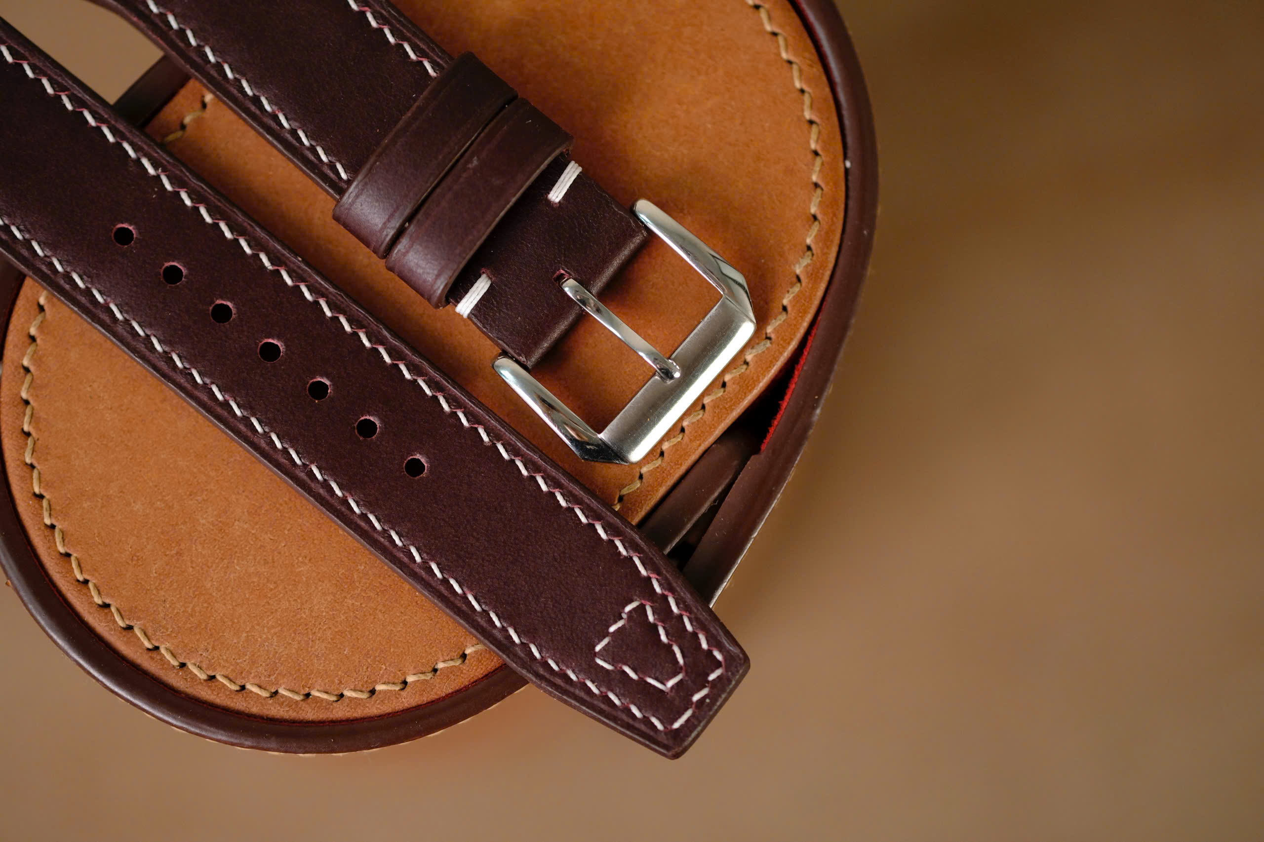 Handmade brown pueblo strap for IWC - Image 4