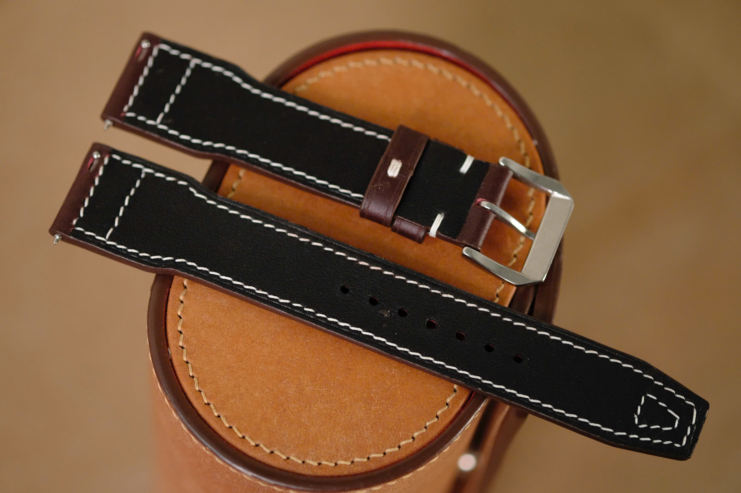 Handmade brown pueblo strap for IWC - Image 6