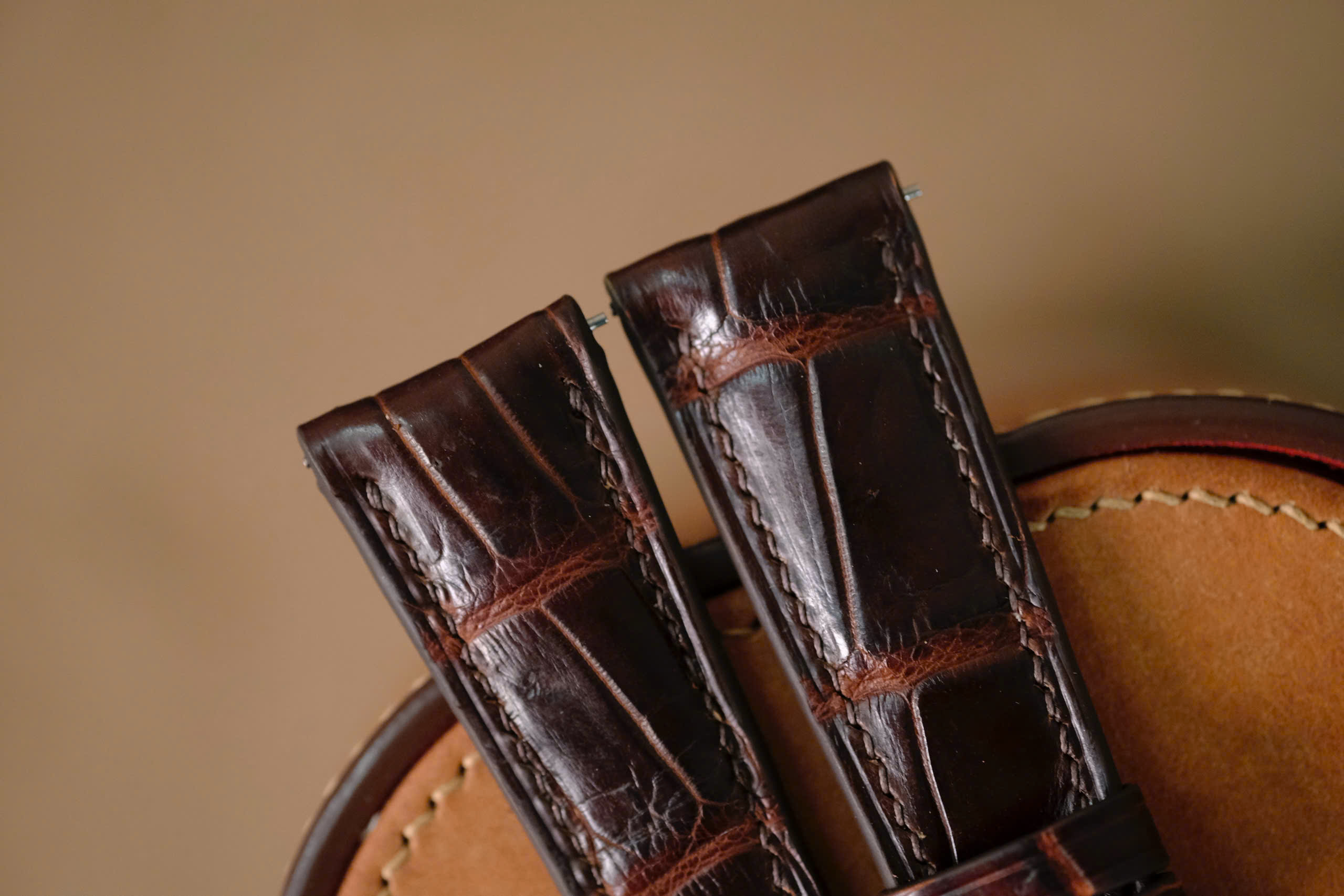 Handmade dark brown strap for Patek Philippe - Image 3