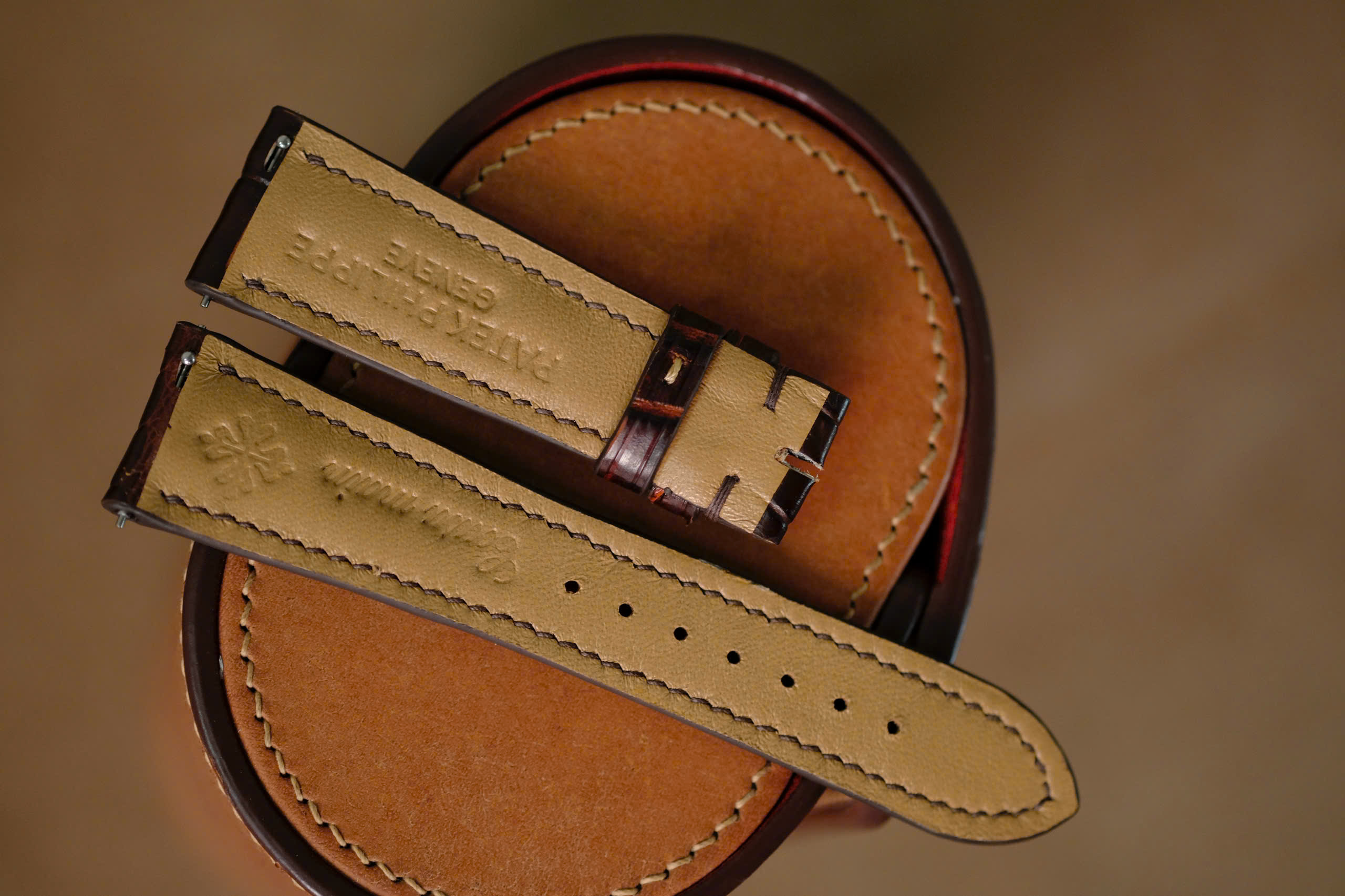 Handmade dark brown strap for Patek Philippe - Image 6