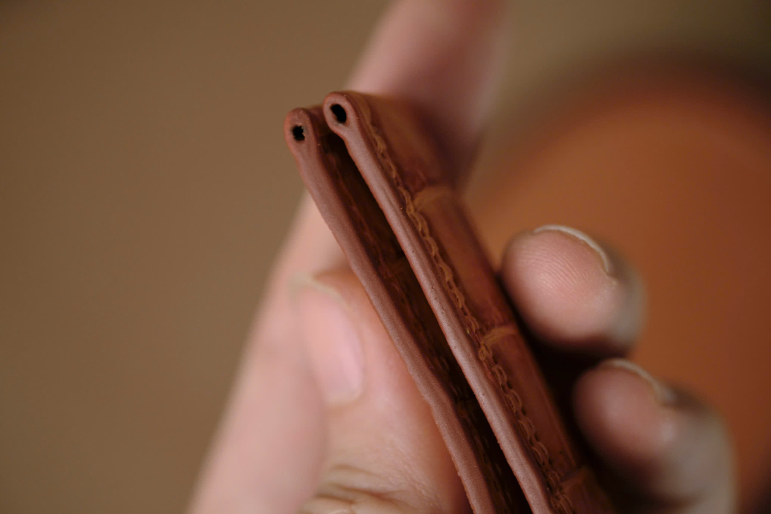 Handmade light brown strap for Rolex - Image 5