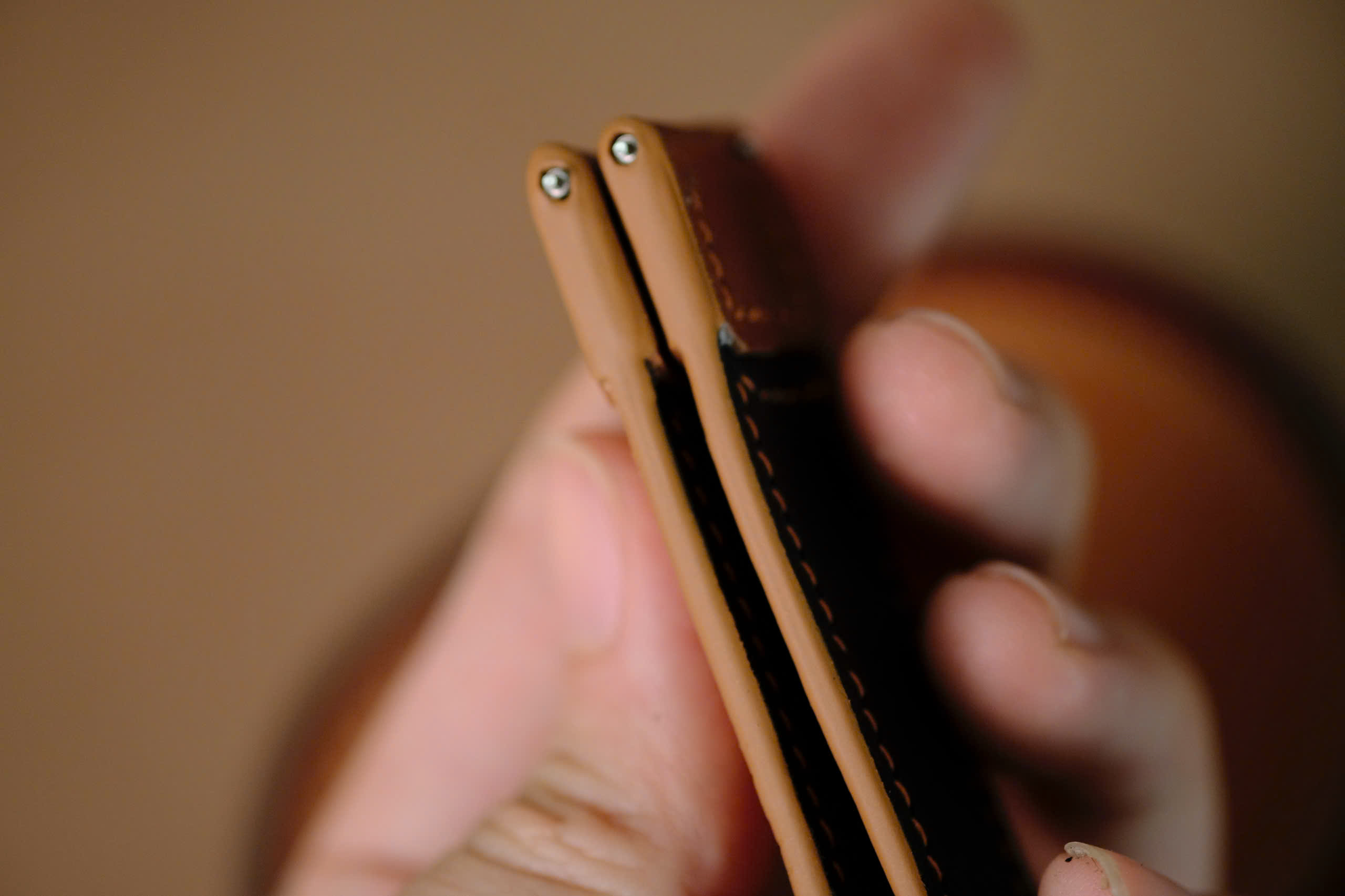 Handmade brown Buttero strap for JLC Jaeger Lecoultre - Image 5