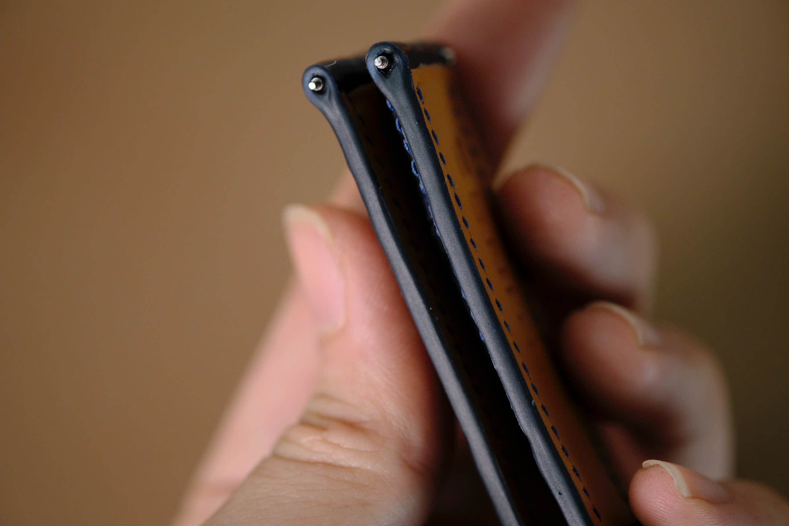 Handmade navy blue strap for Zenith - Image 5