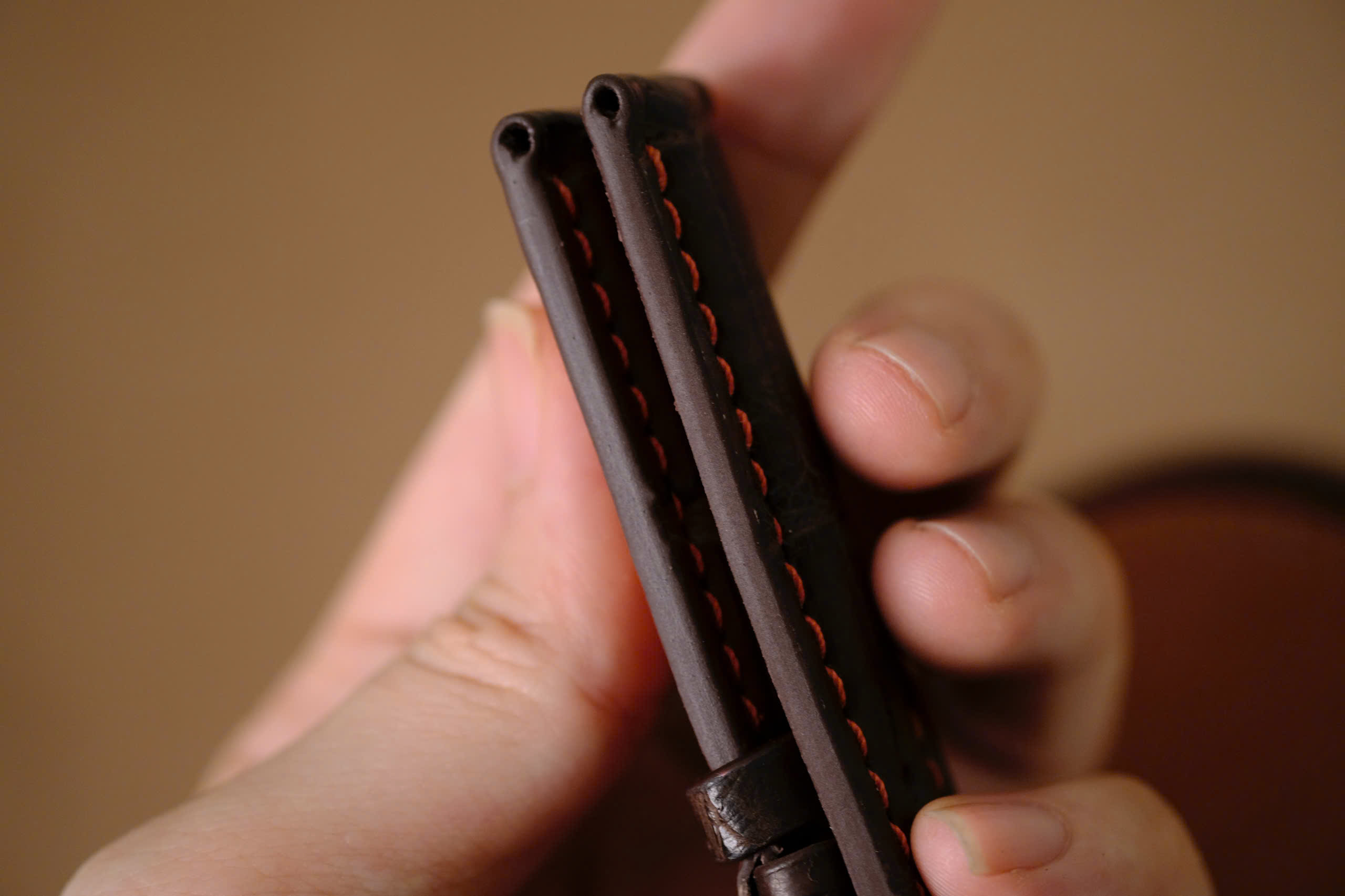 Handmade dark brown strap for Breitling with buckle - Image 3