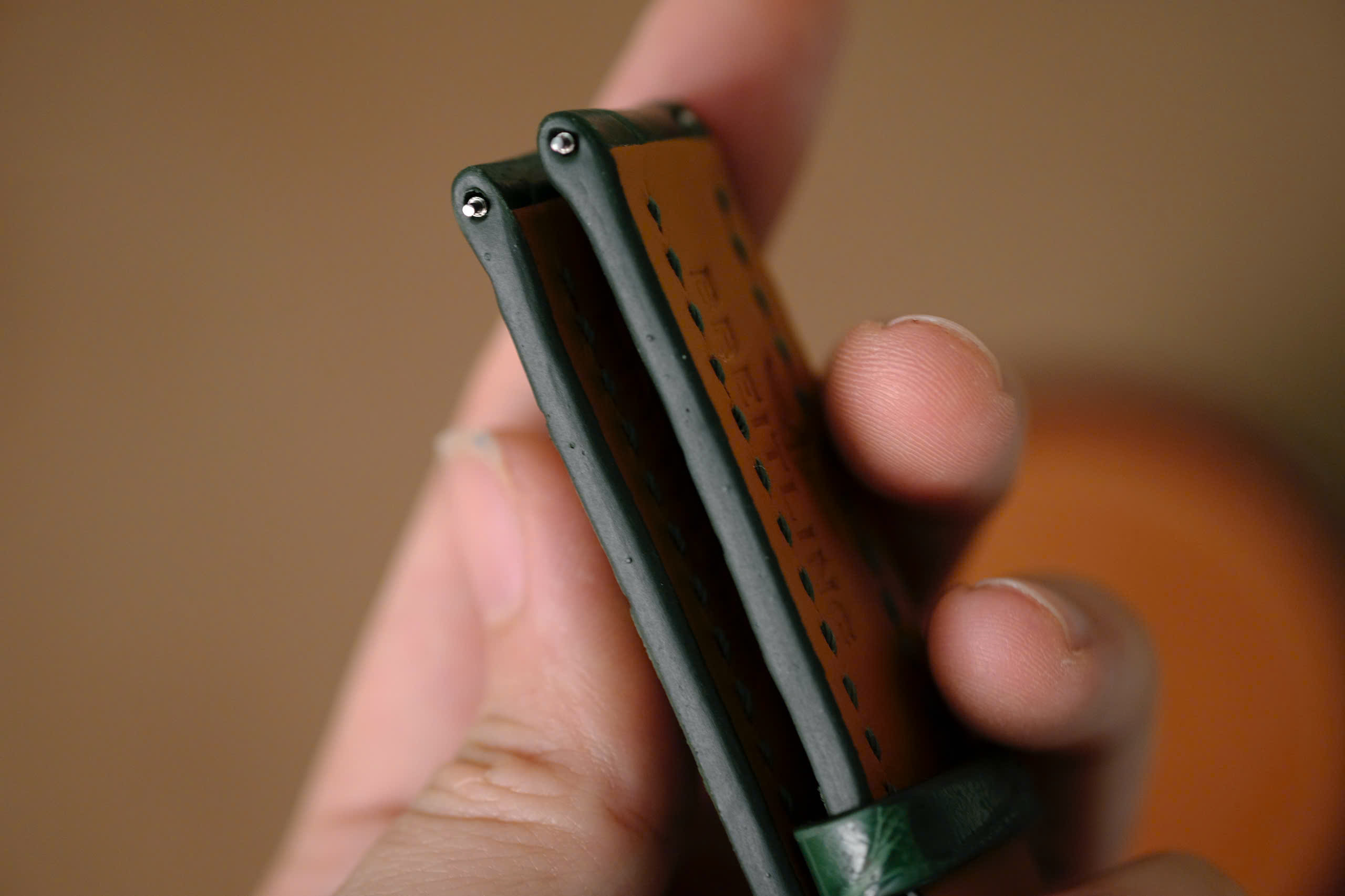 Handmade green strap for Breitling - Image 6