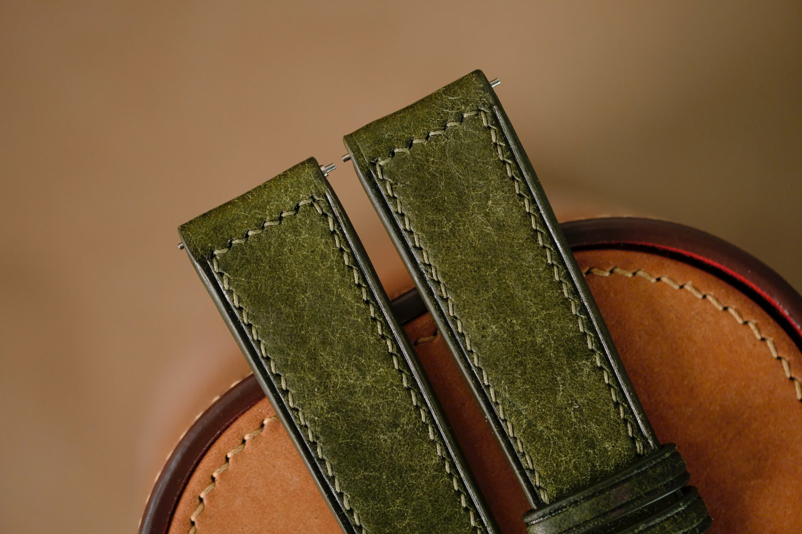 Handmade green Pueblo strap - Image 3