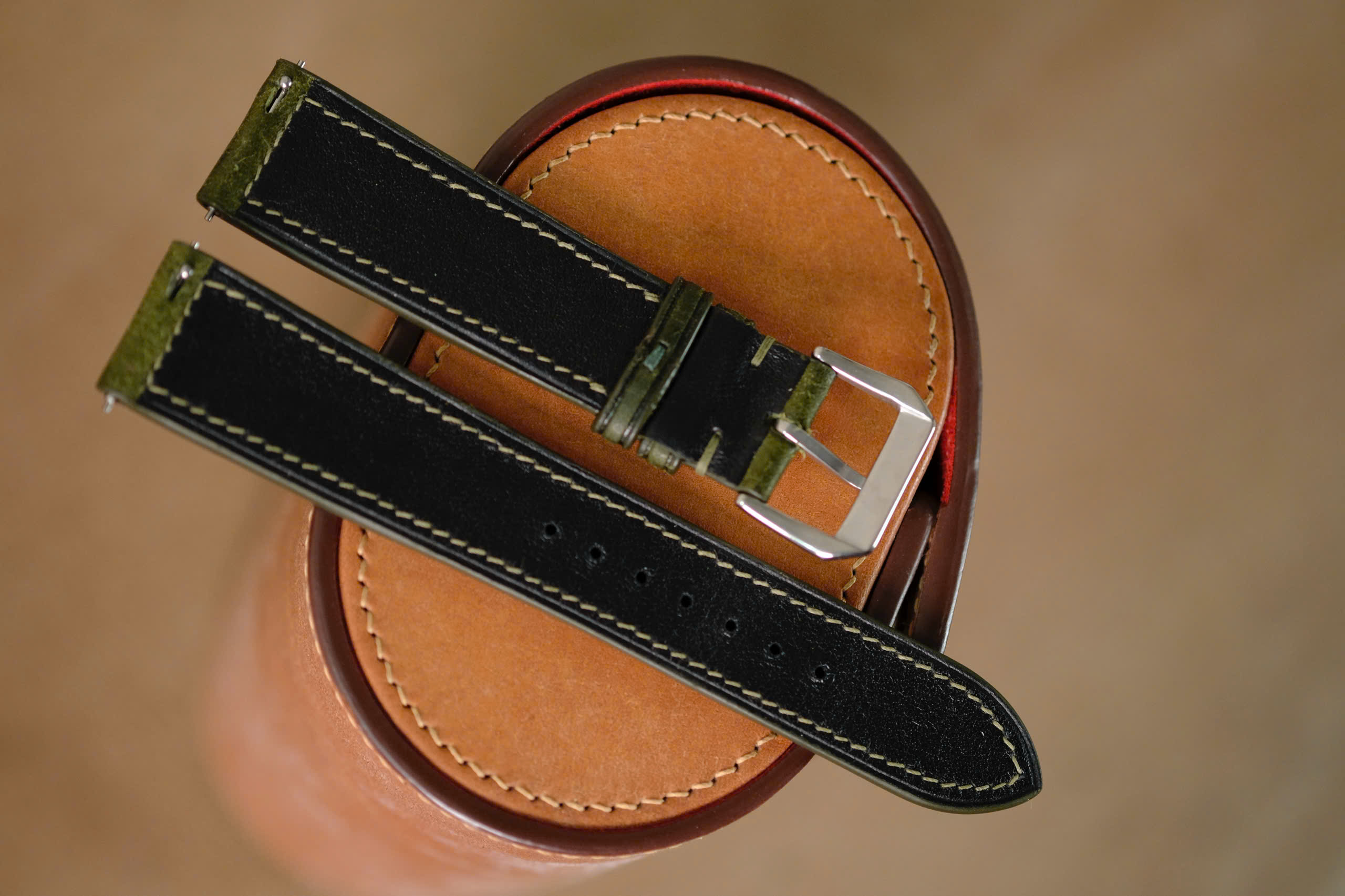 Handmade green Pueblo strap - Image 6