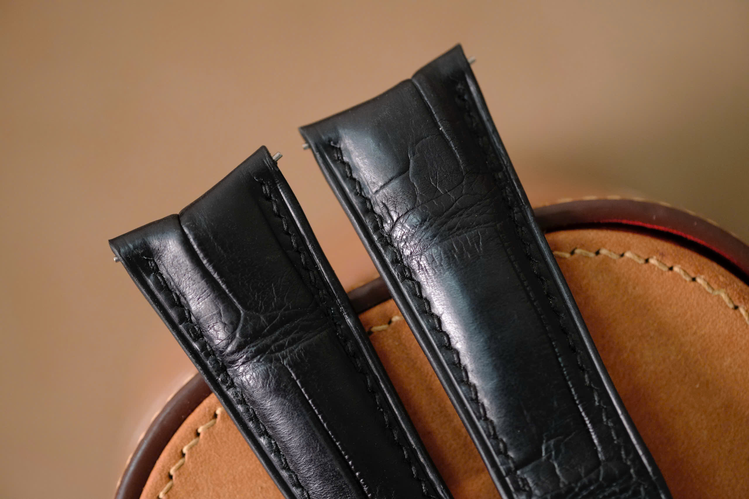 Handmade black strap for Tag Heuer - Image 6