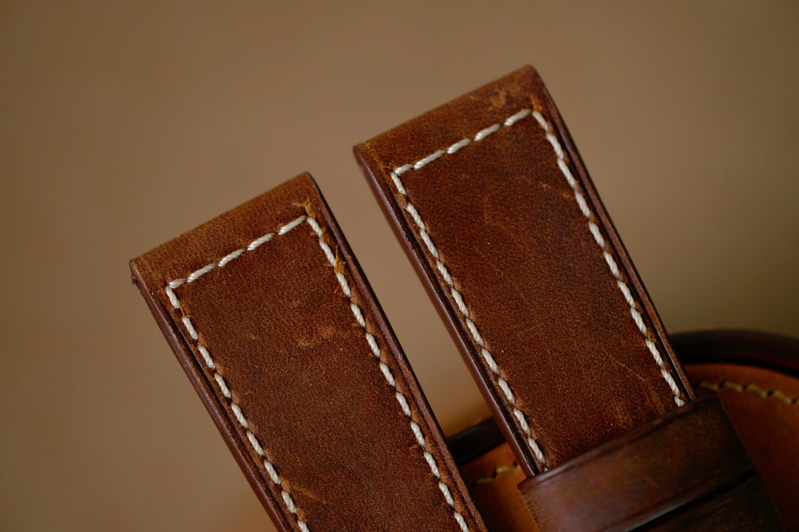 Handmade dark brown strap for PAM Panerai - Image 5