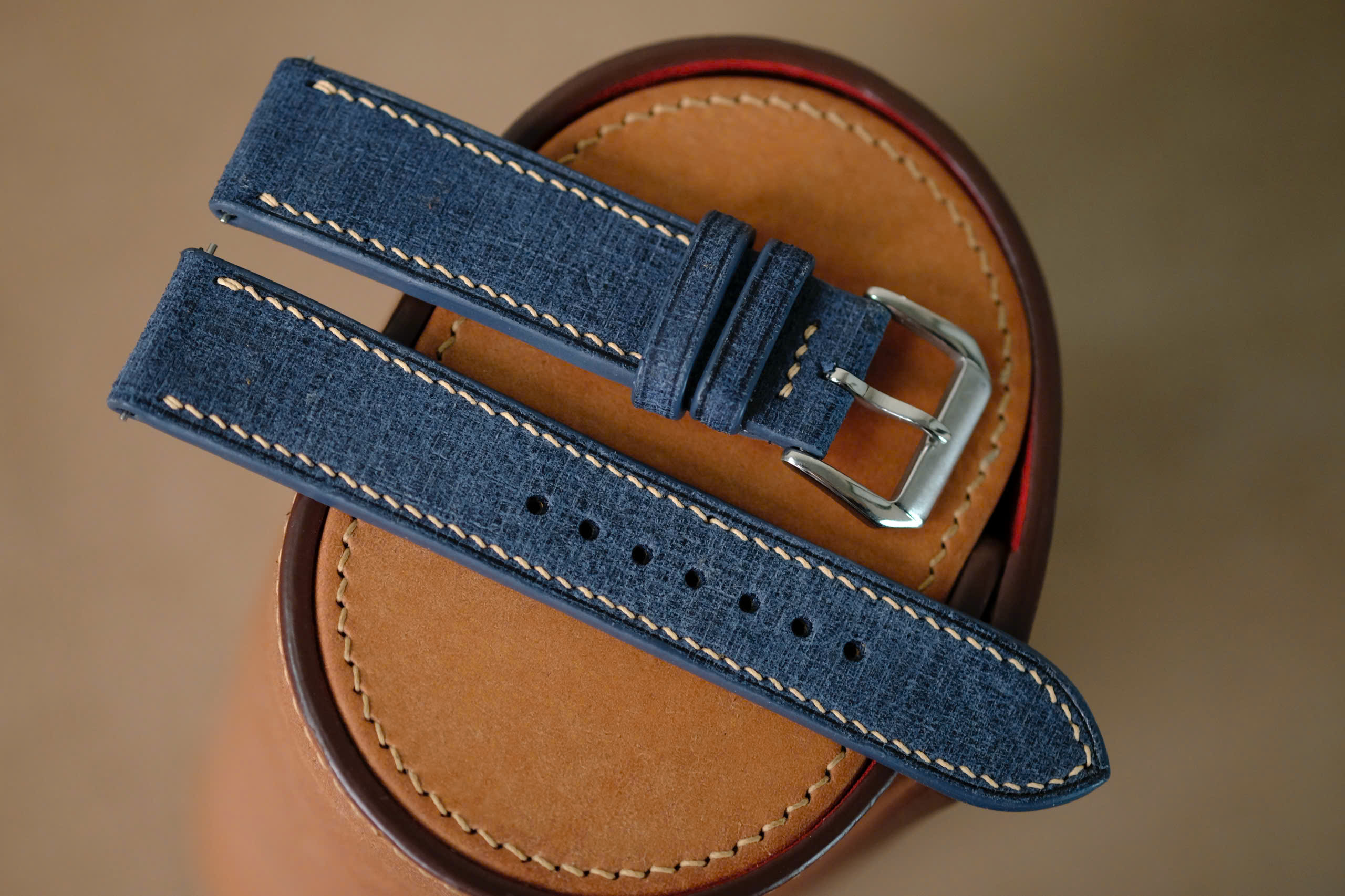 Handmade Babele blue JLC strap