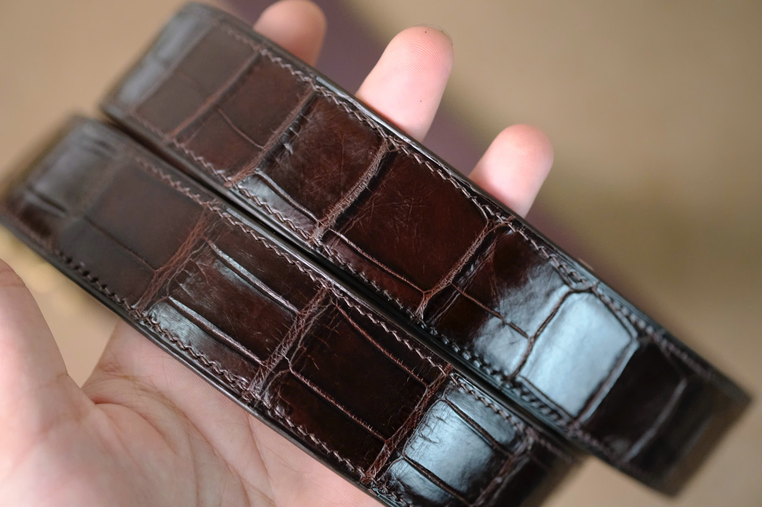 Handmade Belt Reversible for Man 2 sides - Image 4