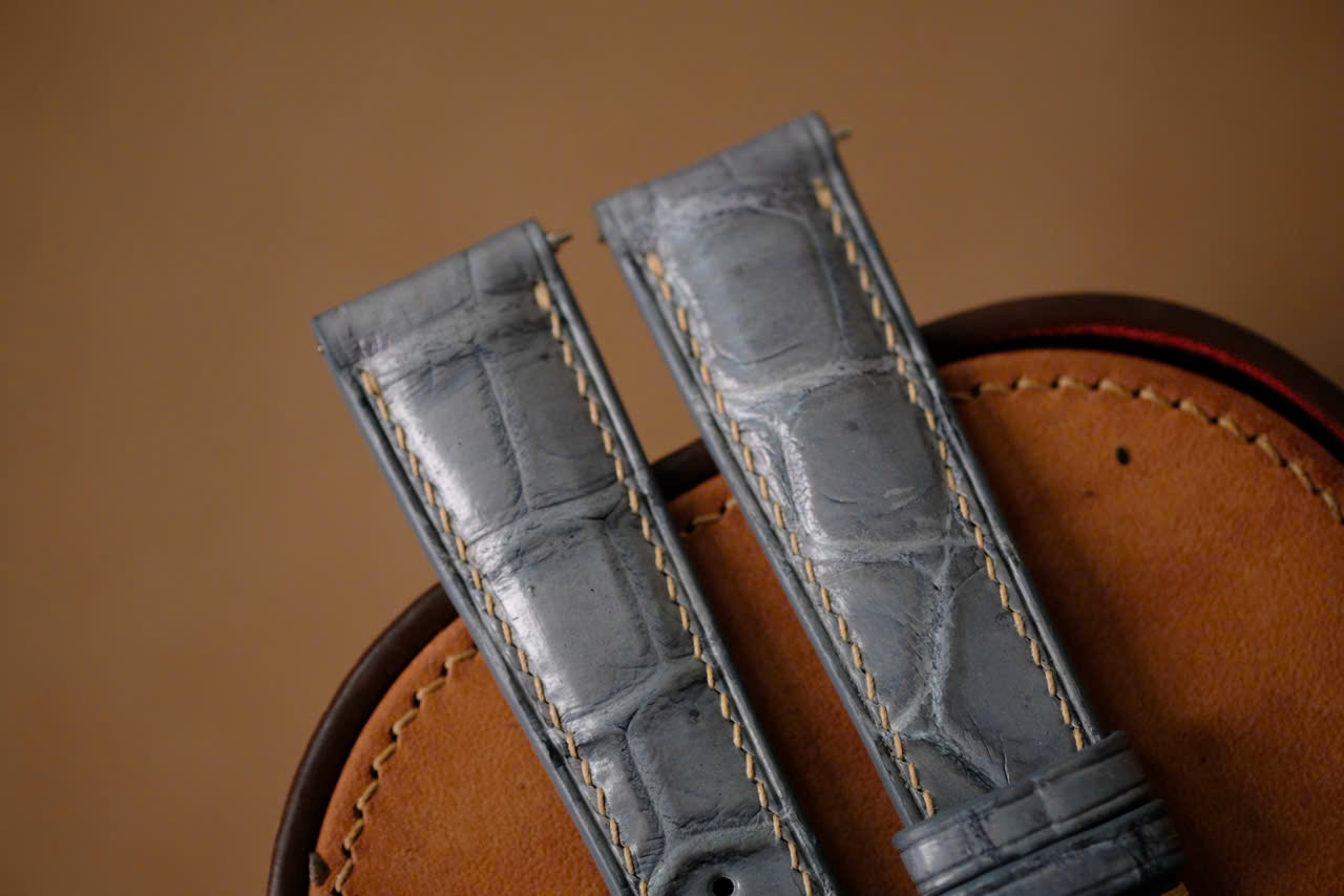 Handmade gray Grand Seiko GS strap size 20/16 (or any size) - Image 3
